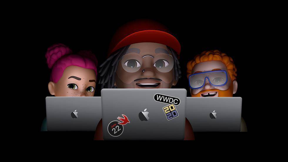 Memoji в iOS 14 получат маски для лица 3 Анимированные персонажи с ноутбуками Apple для презентации