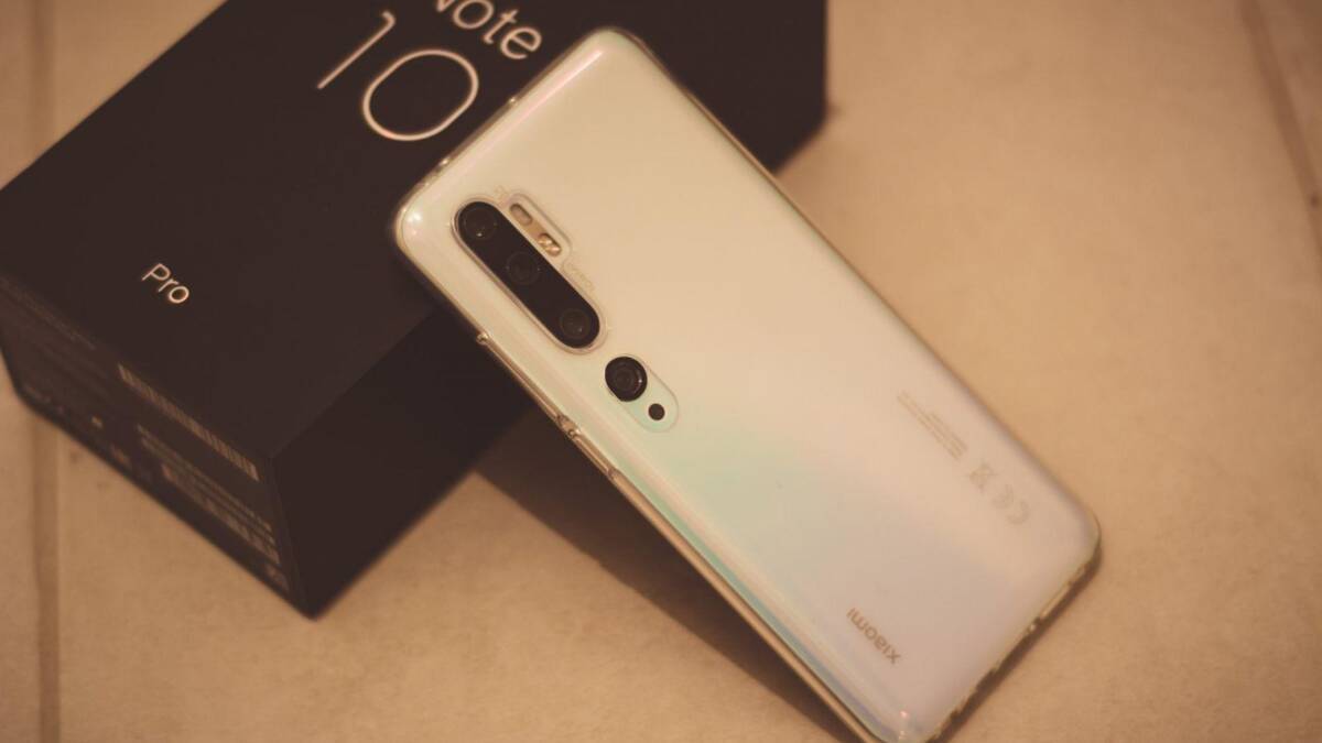 Задняя крышка Xiaomi Mi Note 10 Pro с тремя камерами