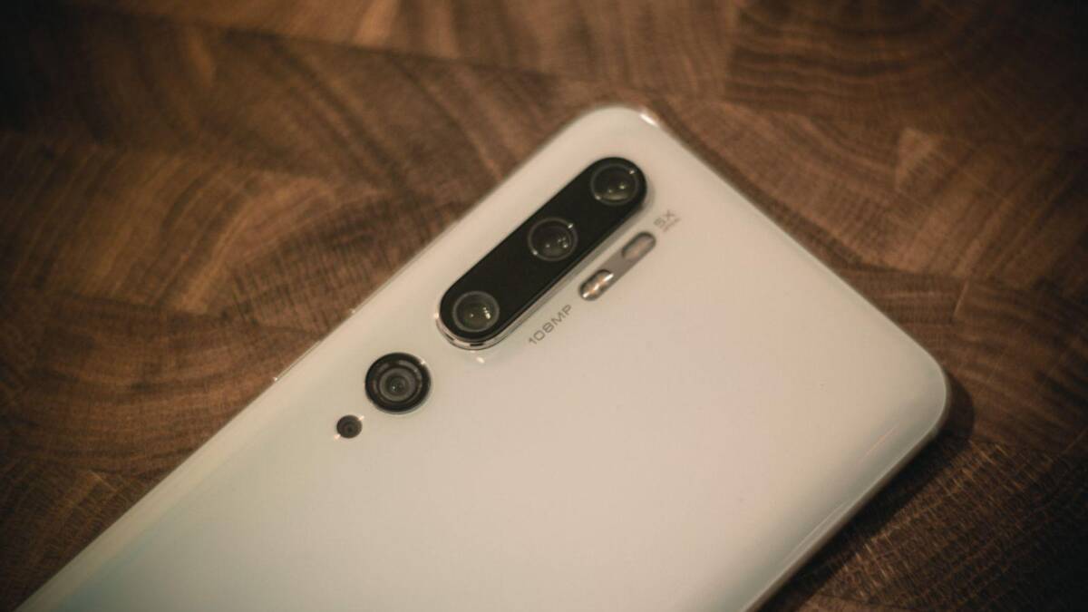 Задняя панель Xiaomi Mi Note 10 Pro с пятью камерами