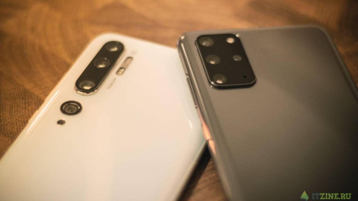 Задняя панель Xiaomi Mi Note 10 Pro с пятью камерами