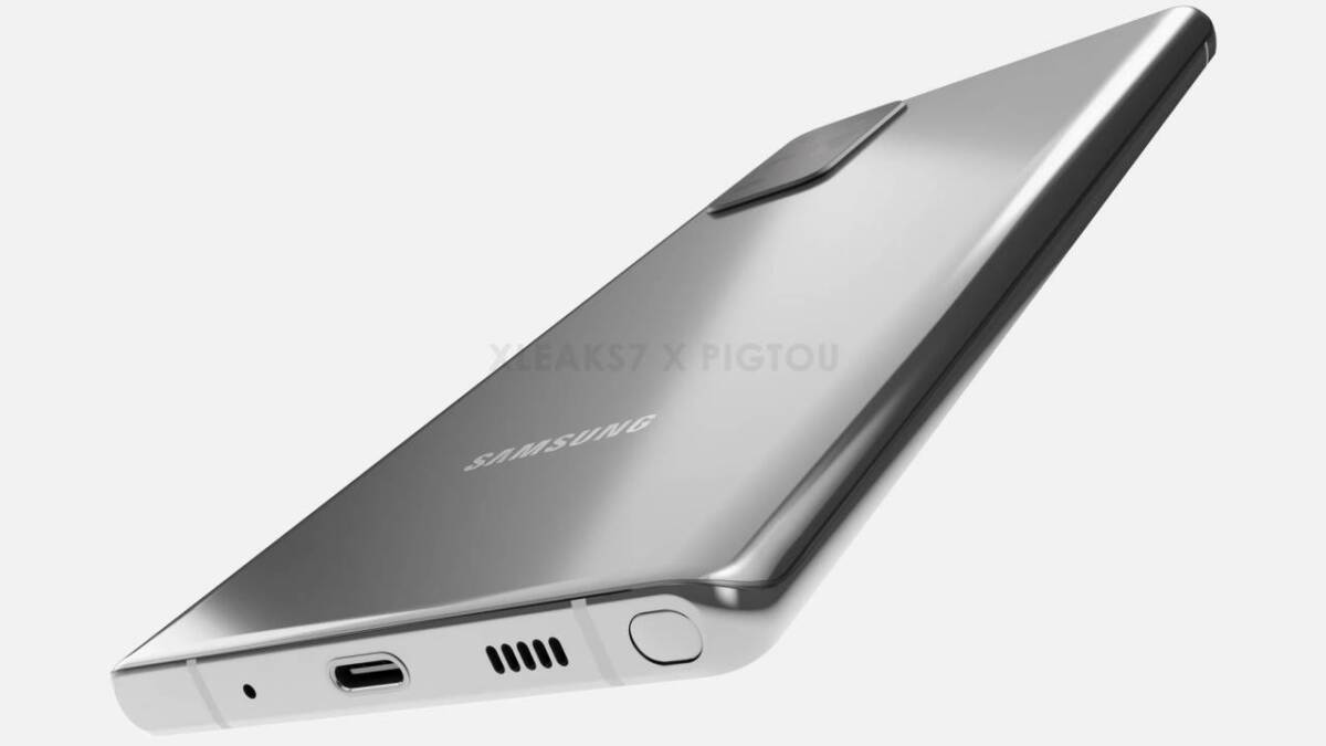 Дата анонса Galaxy Note 20 и список устройств утекли в сеть 3 Задняя панель Samsung Galaxy Note 20 с камерой и разъёмом Type-C
