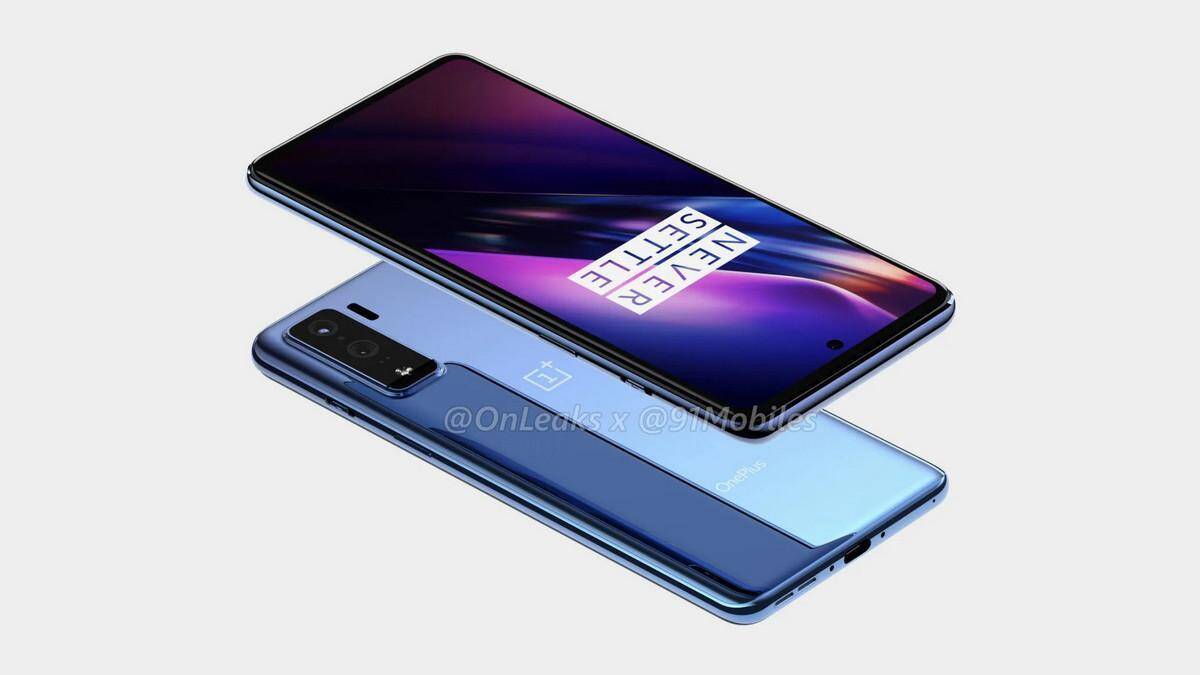 OnePlus может выпустить ещё один бюджетный смартфон 5 Смартфон OnePlus с чёрным и голубым корпусами и тройной камерой сзади