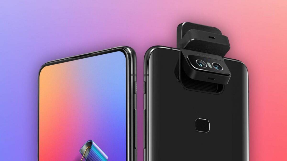 Смартфон ASUS с флип-камерой и изогнутым экраном