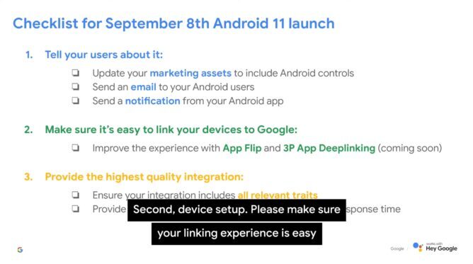 Чеклист для запуска Android 11 8 сентября с пунктами настройки устройств