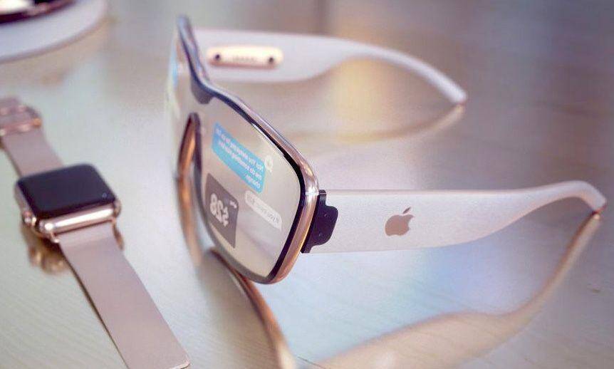 Эдюсер Apple AR-очки с белым пластиковым ремешком
