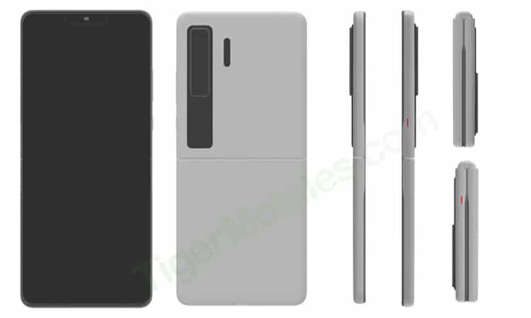 Будущий складной смартфон Huawei будет похож на Galaxy Z Flip 5 huawei clamshell phone patent 2