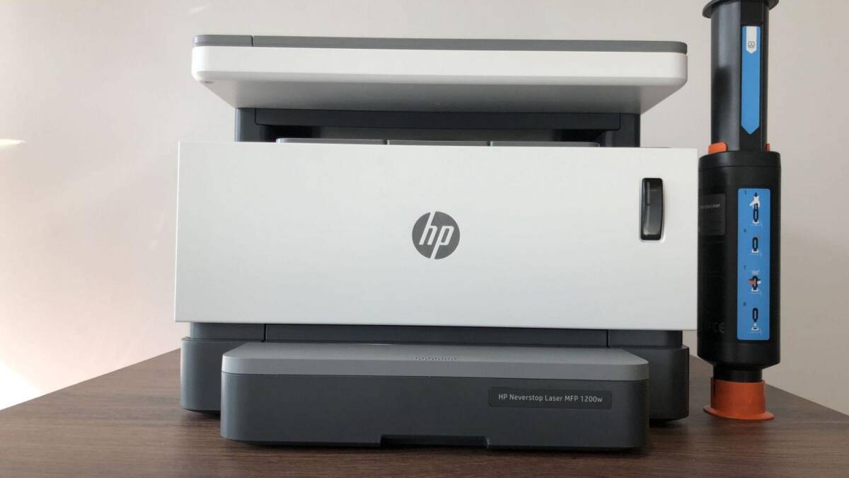Печать без картриджа. Обзор МФУ HP Neverstop Laser 1200w