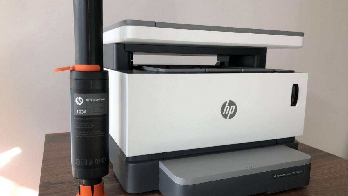 Печать без картриджа. Обзор МФУ HP Neverstop Laser 1200w