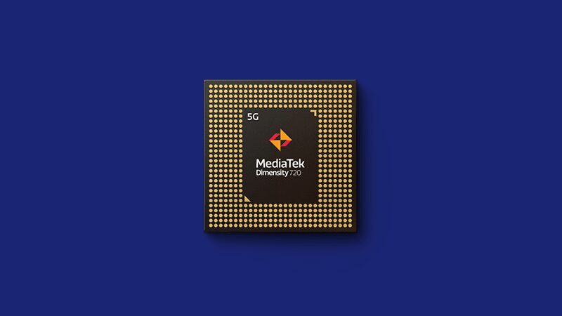 чипсет MediaTek Dimensity 720 5G на квадратной плате