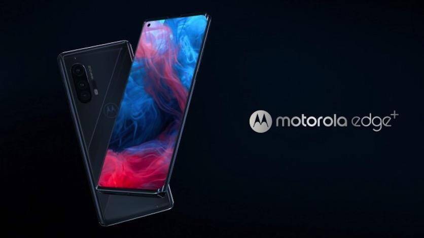 Моторола Edge+ с изогнутым экраном и тройной камерой