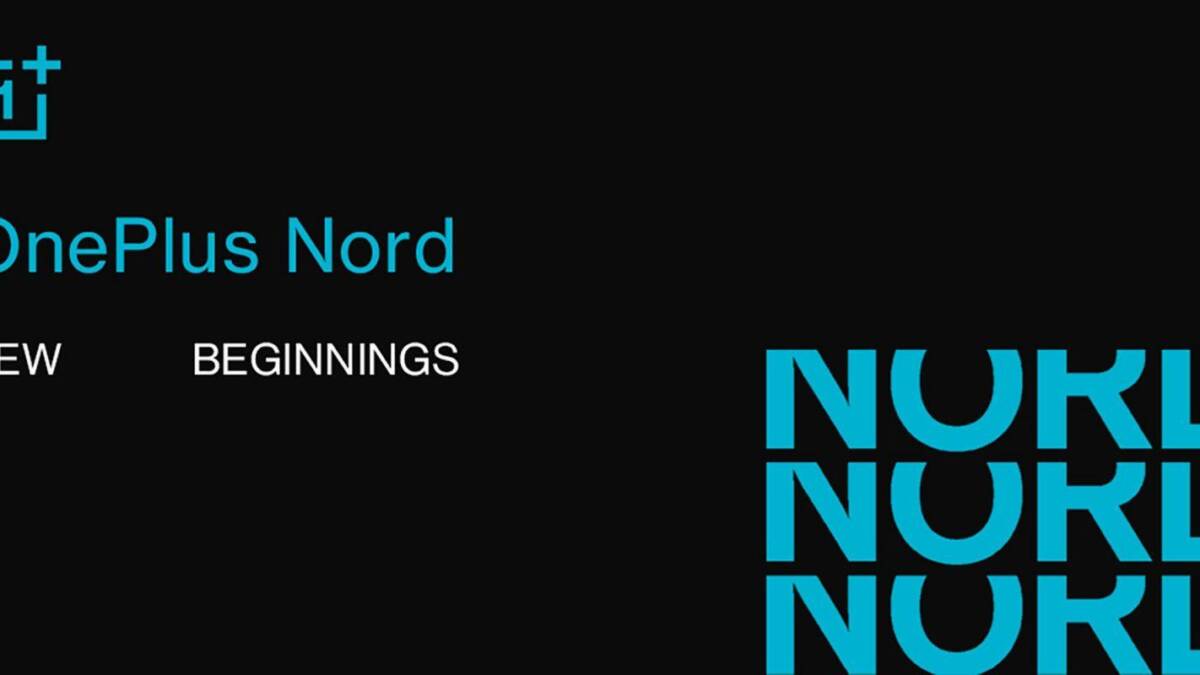 Подтверждено: OnePlus Nord получит Snapdragon 765G 4 Черный экран с логотипом OnePlus Nord и текстом
