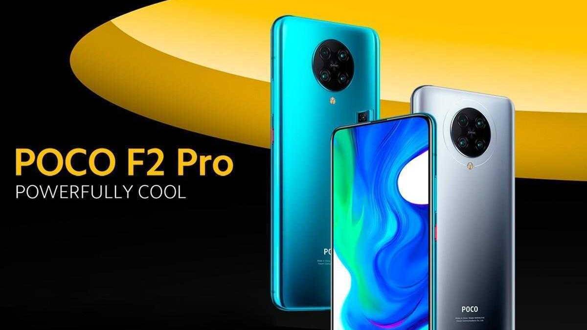 Poco F2 Pro добрался до России 4 Две задние камеры Poco F2 Pro на синим и серебристом корпусе