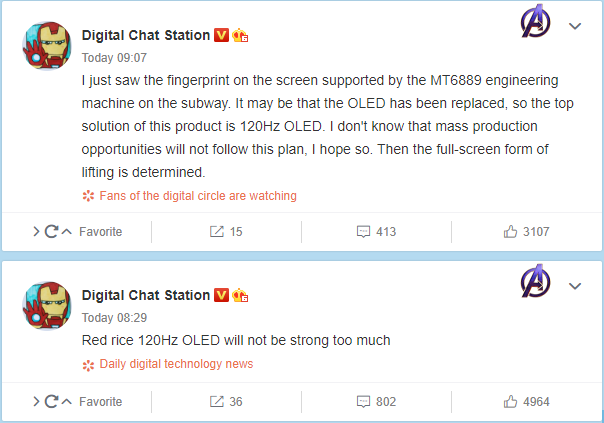 redmi dimensity 1000 plus 120hz oled pop up camera