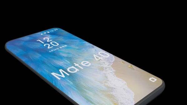 Экран смартфона Huawei Mate 40 с отображением даты и времени