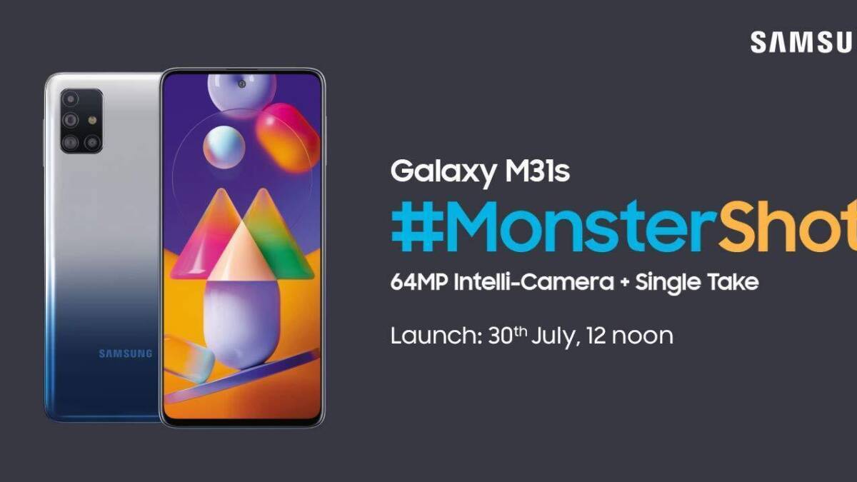 Передняя и задняя панель Samsung Galaxy M31s дисплей и камера