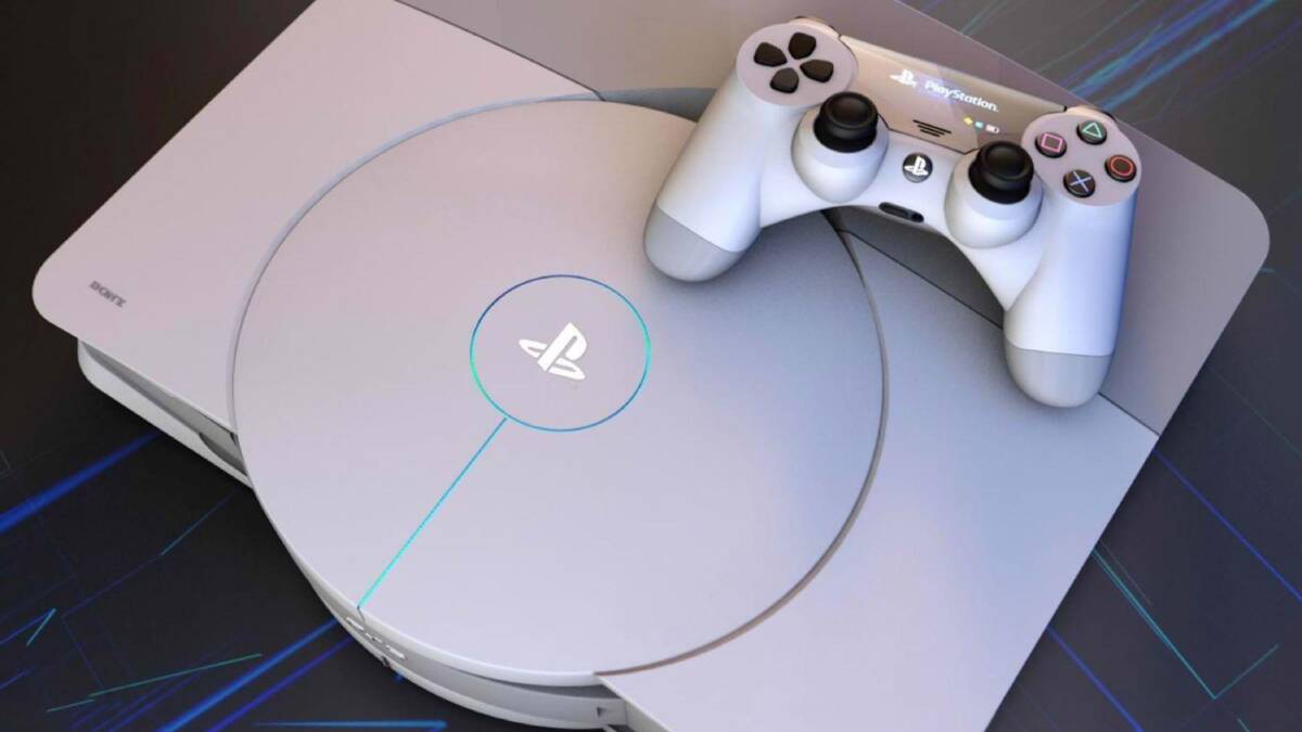 Беспроводной контроллер для PlayStation 5 на белом корпусе