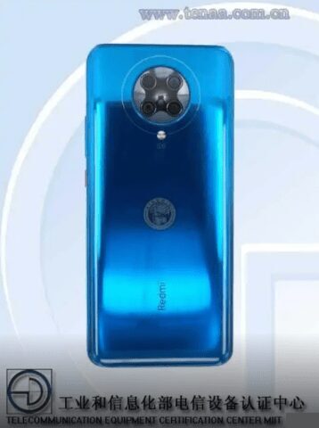 Задняя крышка смартфона Redmi K30 Ultra с камерой в центре