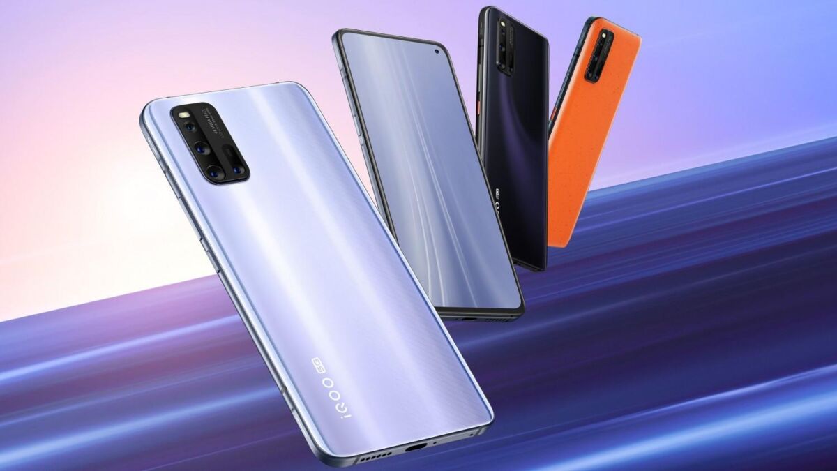 Крышка задней части смартфона Vivo с тремя камерами и логотипом IQOO предлаганная для серии смартфонов