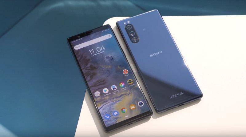 Смартфон Sony Xperia 5 II дисплей и задняя крышка