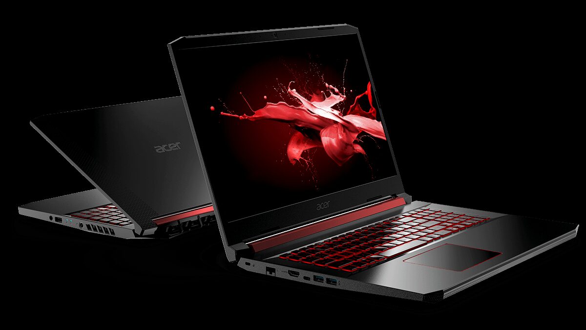Acer представила в России новые ноутбуки для геймеров Nitro 5 6 игровой ноутбук Acer Nitro 5 с открытым экраном и подсветкой клавиатуры