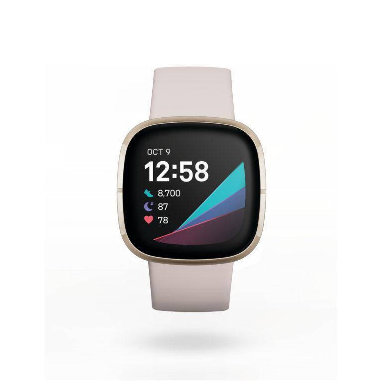Компания Fitbit выпустила новые умные часы — Fitbit Sense 5 Умные часы Fitbit Sense с цветным дисплеем и графиками активности