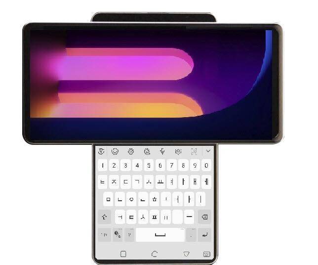 Новый смартфон LG, с двойным поворотным экраном, показали в действии 3 Смартфон LG с двойным поворотным экраном и интерфейсом клавиатуры