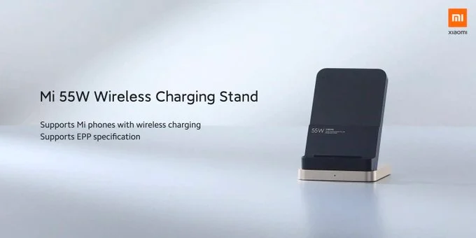 Xiaomi представила сразу три зарядных устройства 5 mi 55w wireless charging stand