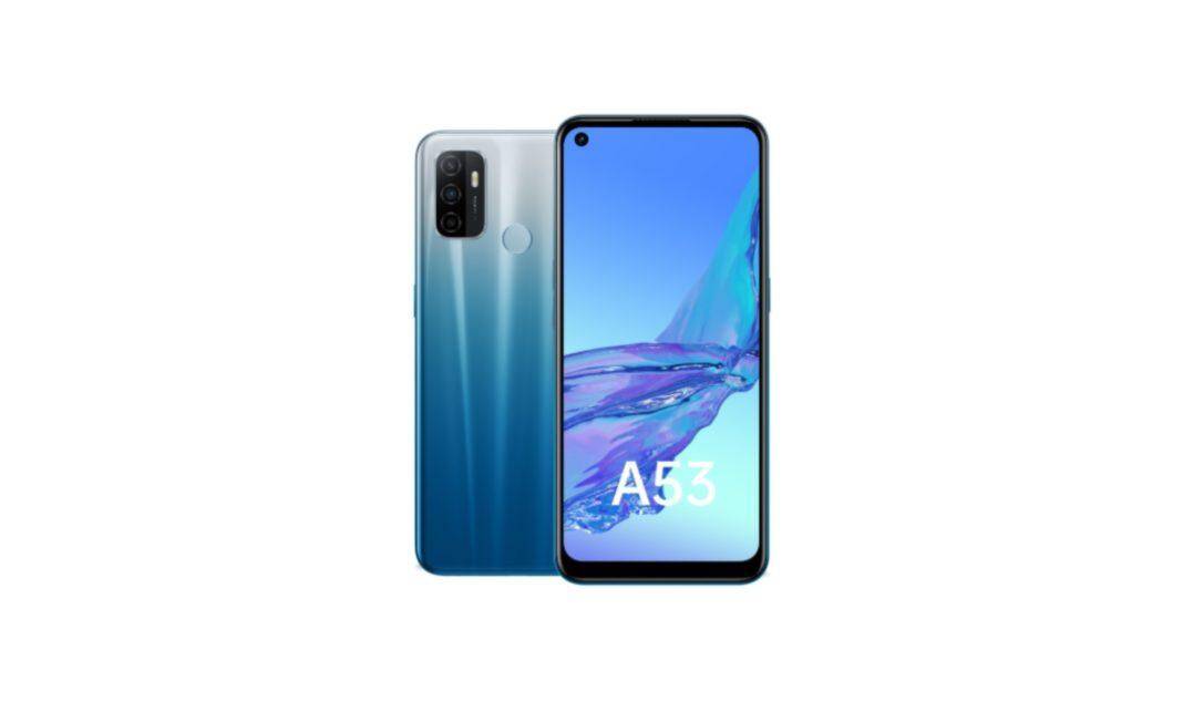 OPPO представила первый в мире смартфон с чипом Snapdragon 460 5 Смартфон OPPO A53 спереди и сзади с дисплеем и камерой