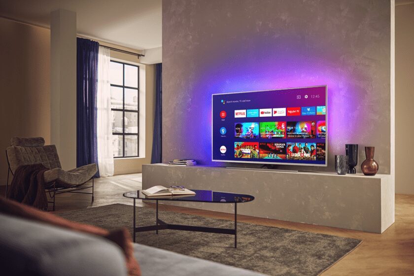 Современный телевизор Philips 8505 с подсветкой и интерфейсом