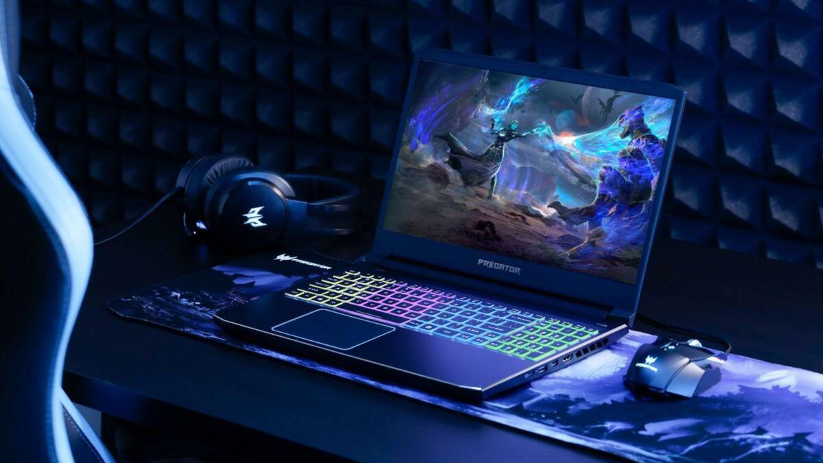 Игровой ноутбук Predator Triton 500 с RGB клавиатурой