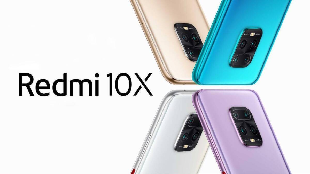Цветные задние панели смартфона Redmi 10X с камерой и вспышкой