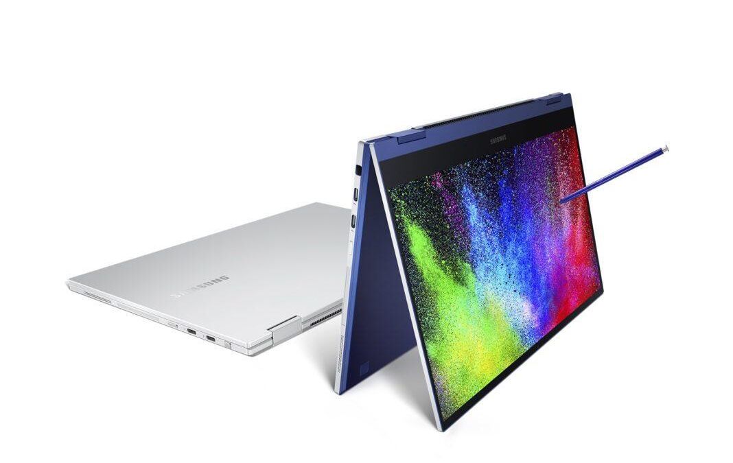 гибкий ноутбук Samsung с наклонным экраном и стилусом