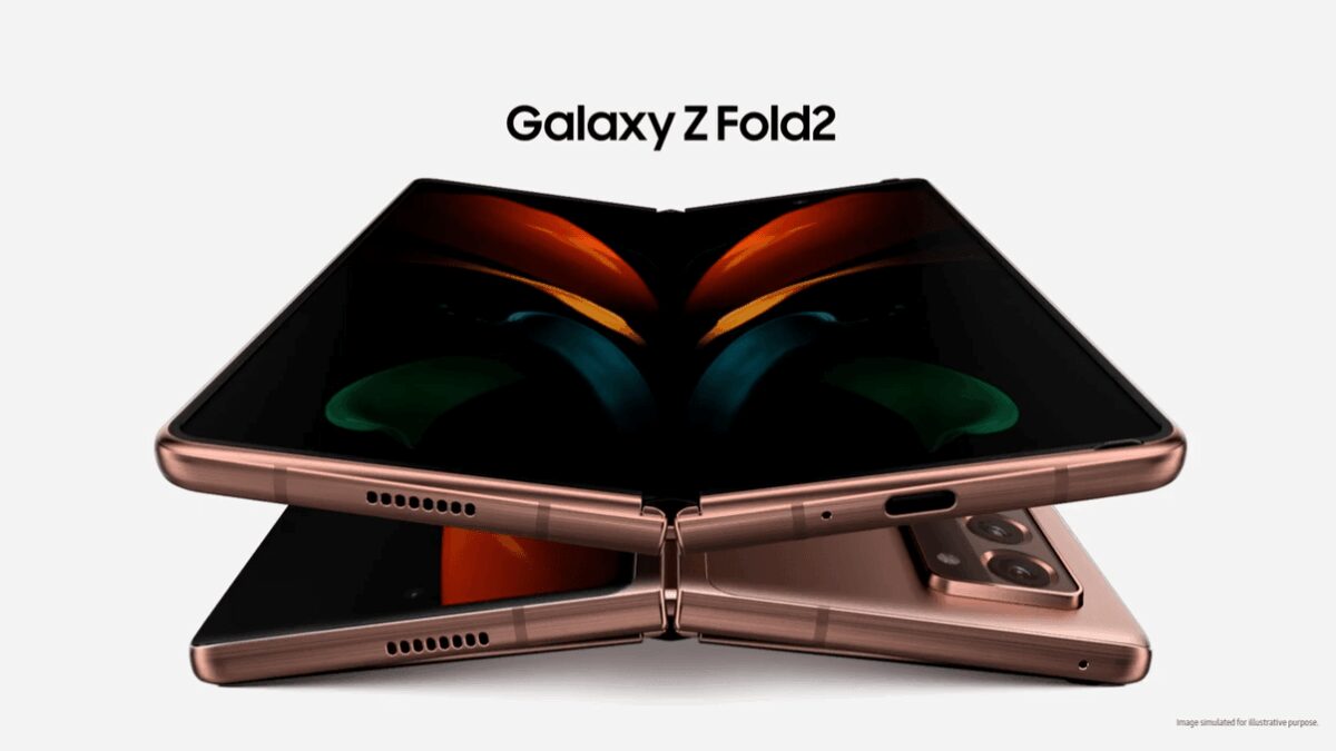 Вот, что показал Samsung на Galaxy Unpacked 2020 11 Гибкий смартфон Samsung Galaxy Z Fold2 раскрытый с двух сторон