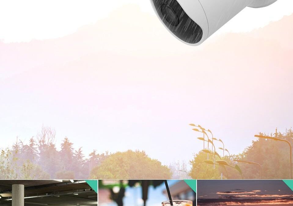 Уличная камера видеонаблюдения YI Technology с объективом