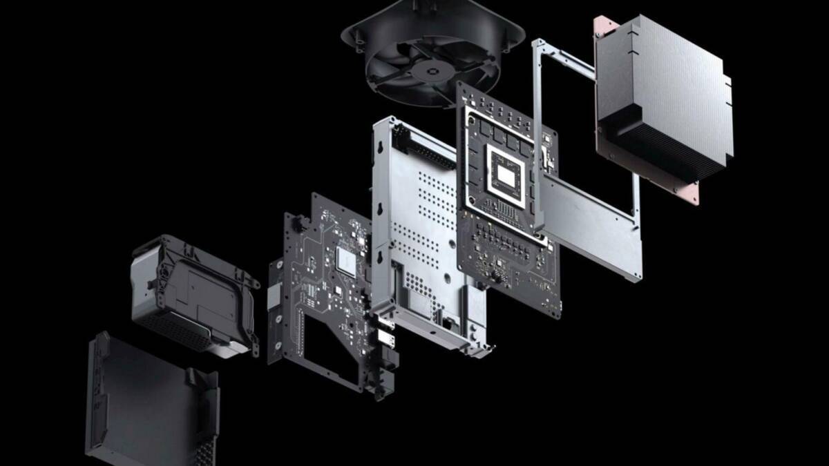 Разборка внутренних компонентов Xbox Series X и Series S