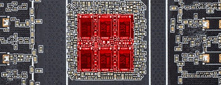NVIDIA GeForce RTX 3080 нестабильна из-за конденсаторов 6 Индустриальная плата с четырьмя мощными конденсаторами для NVIDIA GeForce RTX 3080