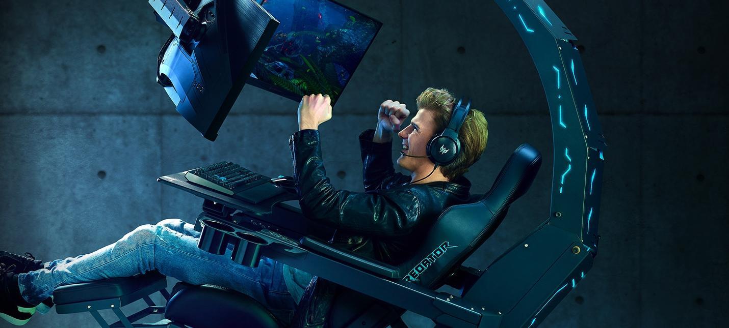 Acer представила новую версию игровой капсулы Predator Thronos Air 5 368558 liyn12sAWT control large