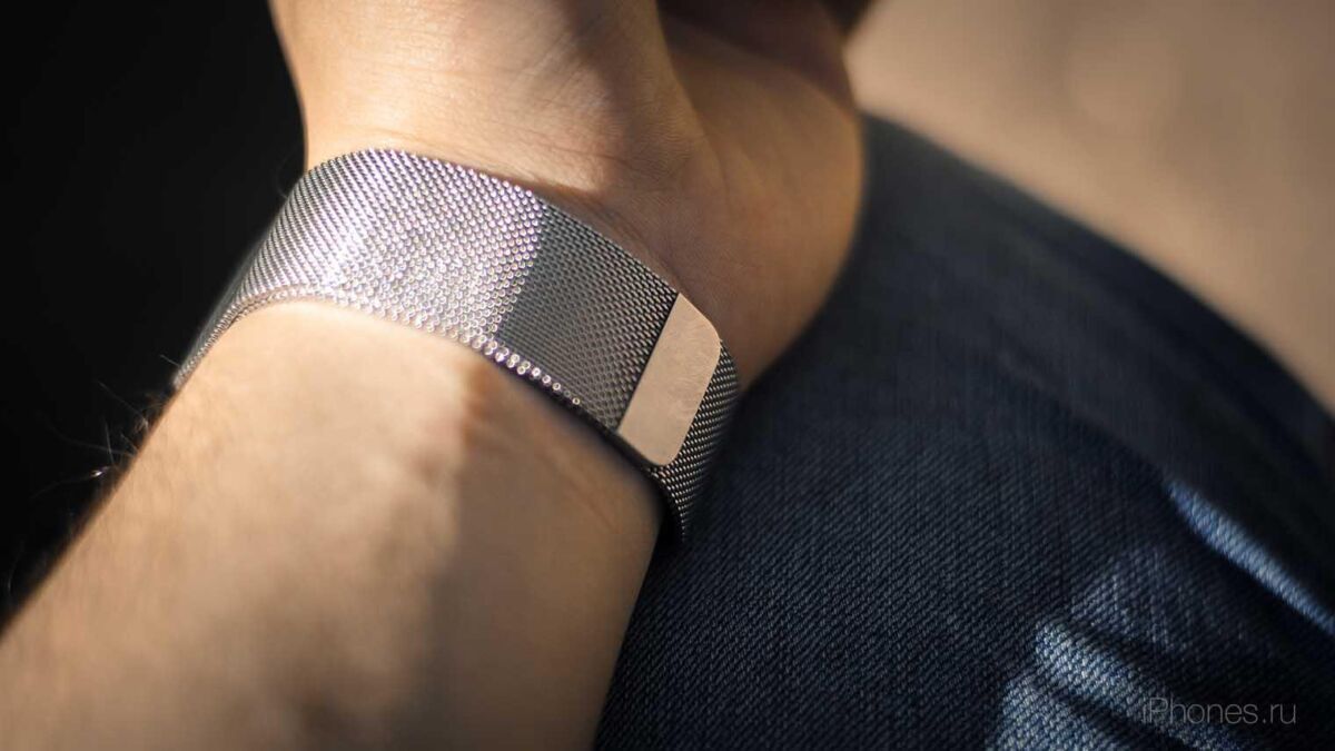 Монобраслет для Apple Watch из нержавеющей стали