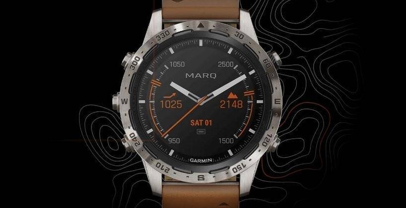 Умные часы Garmin MARQ с тахографическим циферблатом