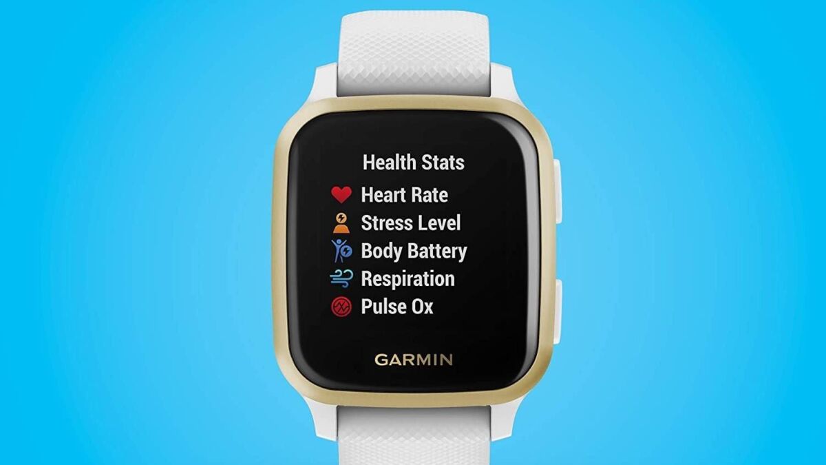Умные часы Garmin Venu Sq с экраном и интерфейсом