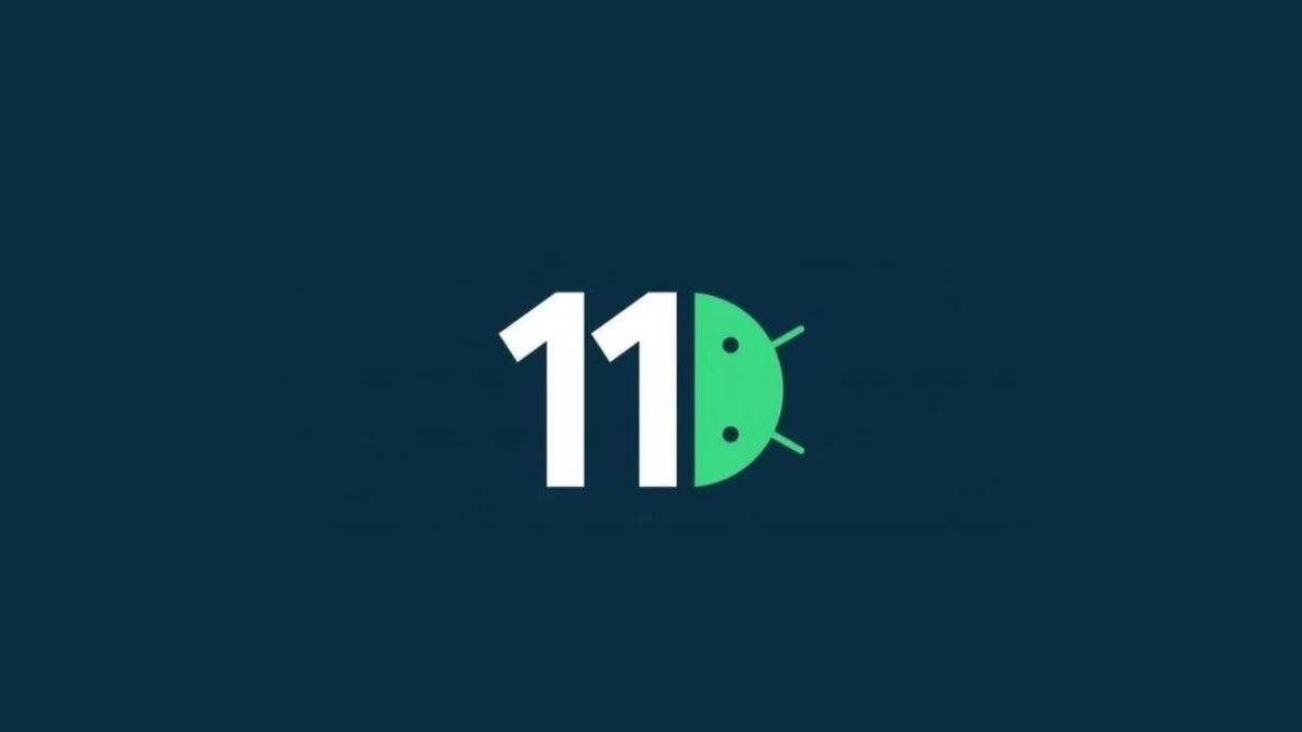 Когда ваш смартфон получит обновление до Android 11? 17 Логотип Android 11 с изображением робота на зеленом полукруге