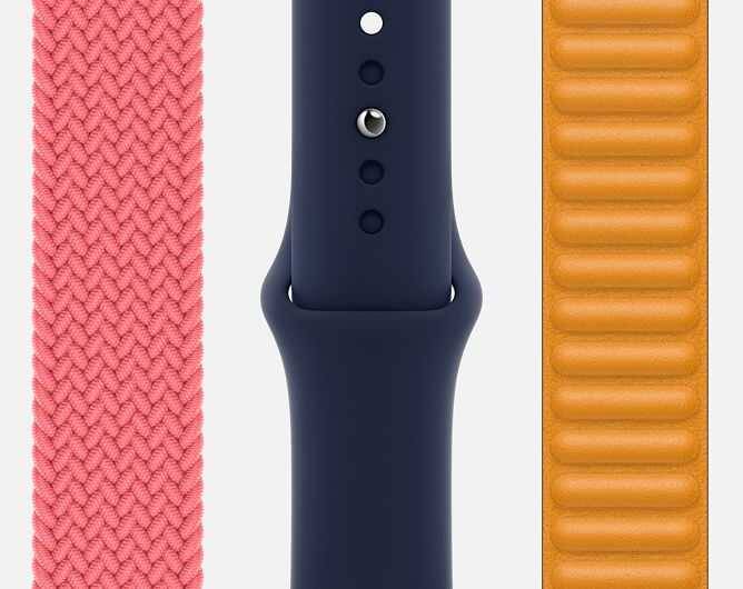 Взгляните на новые монобраслеты для Apple Watch 6 Монобраслеты для Apple Watch с тканевым и резиновым ремешками