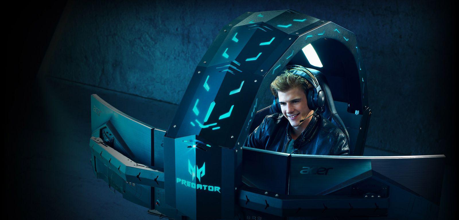 Acer представила новую версию игровой капсулы Predator Thronos Air 6 design large