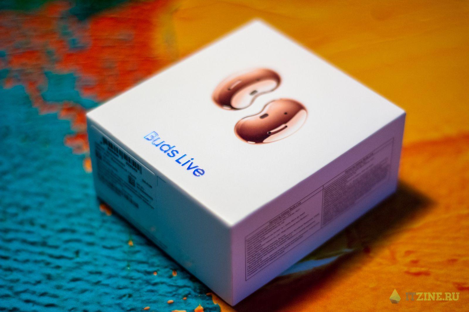 Коробка Samsung Galaxy Buds Live