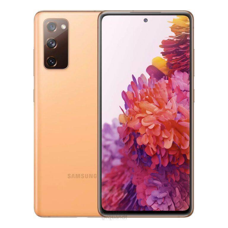 Задняя панель Samsung Galaxy S20 FE с тройной камерой и светлым оттенком
