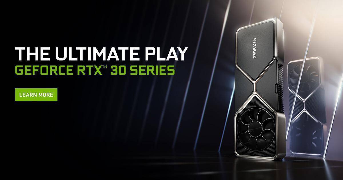 Видеокарта NVIDIA GeForce RTX 3080 с охлаждением и вентиляторами
