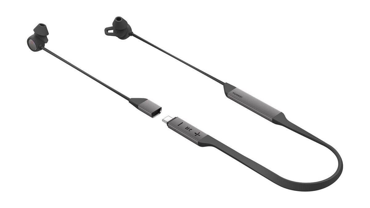 Беспроводные наушники Huawei FreeLace Pro с кабелем зарядки и пультом управления