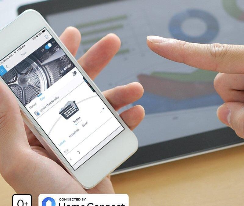 Мобильное приложение для умных холодильников Bosch на смартфоне