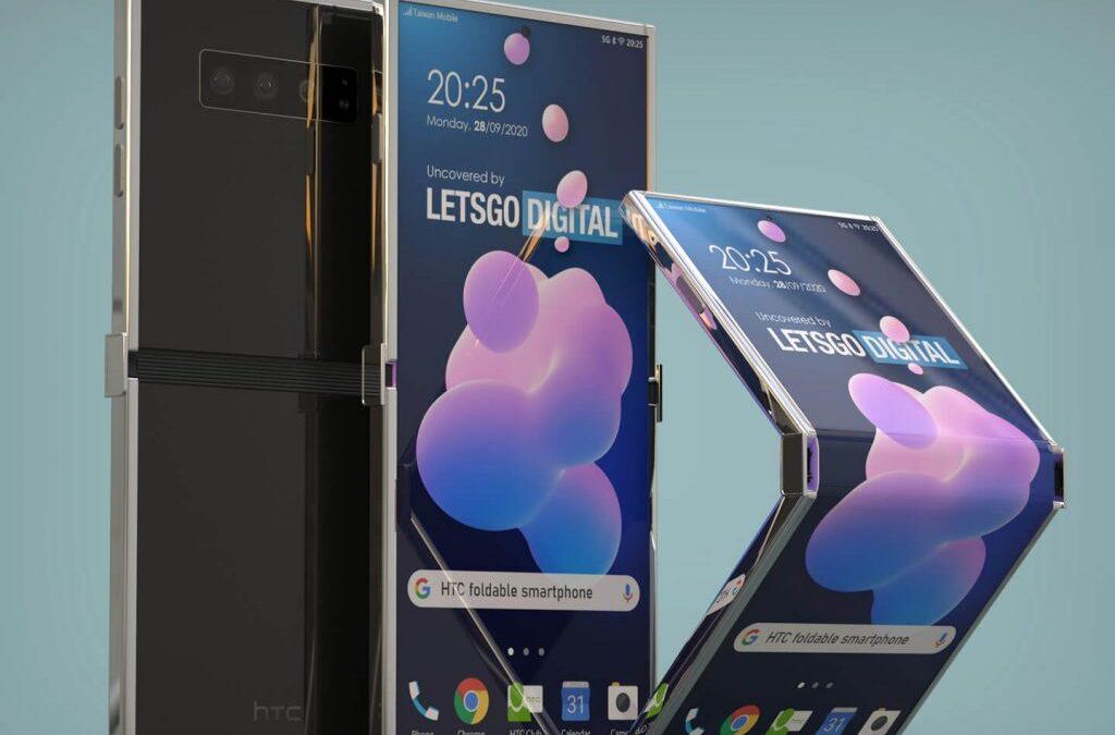 Складной смартфон HTC с большим дисплеем и двойной камерой