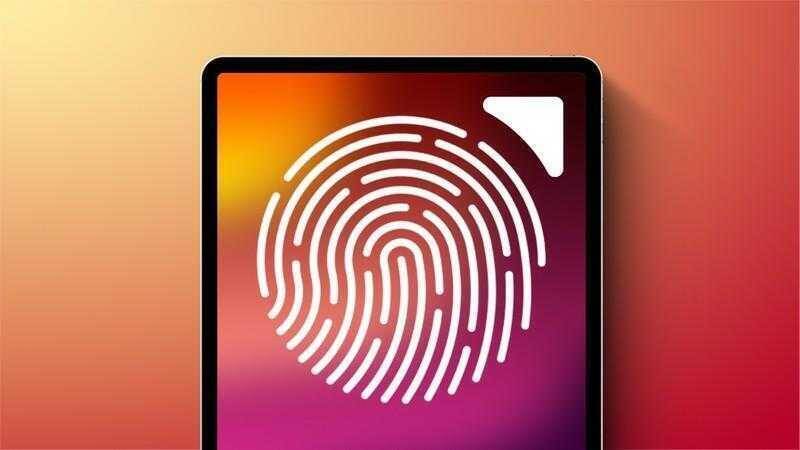 Экран iPad Air с отпечатком пальца и загрузкой